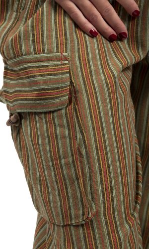 Kalhoty CLASSIC STRIPES zelené I.