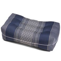 Poduszka do medytacji kwadratowa FUTON szaro-niebieska I.