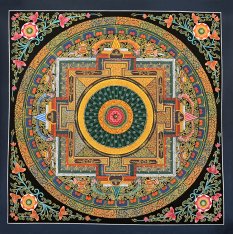Maľovaný obraz THANGKA 55x55 cm