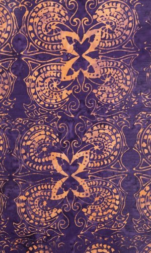 Sarong BALI BATIK fioletowy XVII.