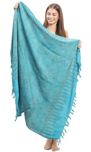 Sarong BALI BATIK niebieski XXII.