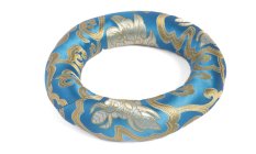 Vankúšik pod tibetskú misu ø 14 cm modrý (vhodný na misu s priemerom 18–20 cm)