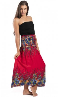 Długa spódnica / suknia Meadow czerwone