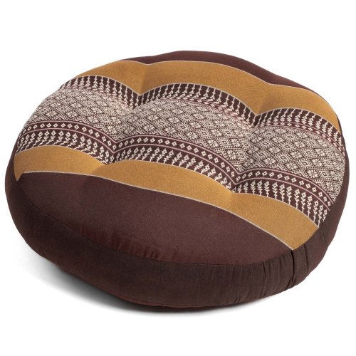 Okrągła poduszka do medytacji FUTON brązowa