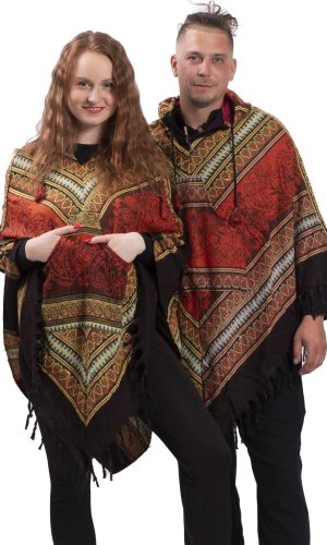 Pončo ROSHANE oranžové II.