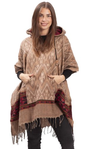 Pončo RIVAN béžové