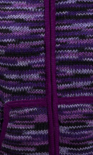 Pletená bunda MARLED fialová