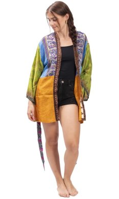 Krótkie KIMONO multicolor I.