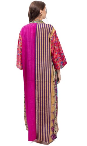 Dlouhé KIMONO multicolor XL.