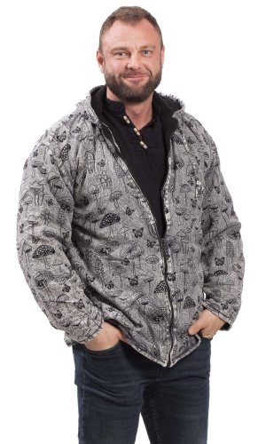 Kurtka z kapturem MUSHROOM szary