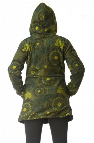 Fleecový kabátek zelený - Velikost: XL