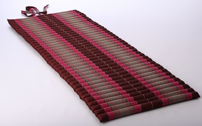 Futon rolovací růžovo-červený šířka 80cm