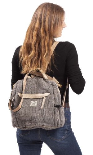 Batoh 2v1 VANYA černo-bílý I.