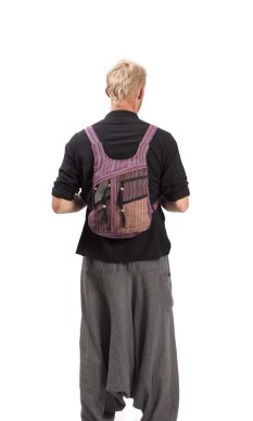 Batoh ETNO multipocket fialová VII.