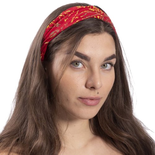 Čelenka BALI BATIK červená IV.