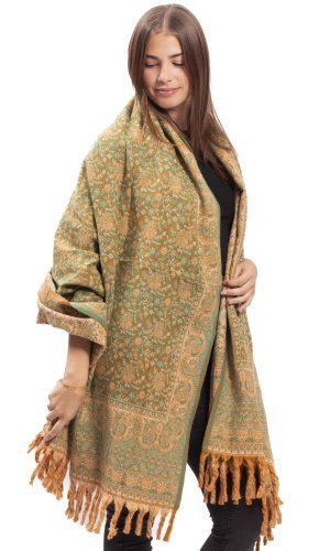 Šála GARAM světle zelená II.