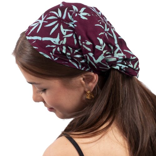 Čelenka BALI BATIK bordó II.