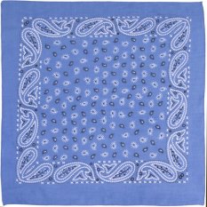 BANDANA šátek světle modrý