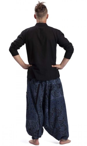 Spodnie haremki / Sultanas MANDAL ciemnoniebieskie