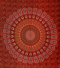 Mandala veľká Kalyan červená