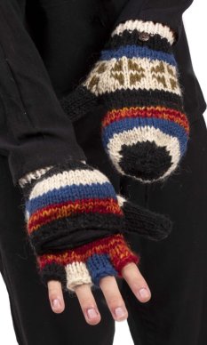 Vlněné převlékací rukavice XI.