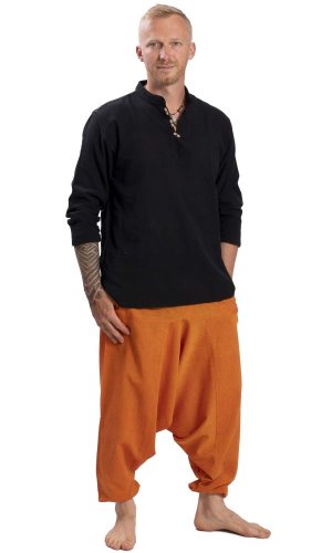 Harémové kalhoty / Sultánky CLASSIC oranžové