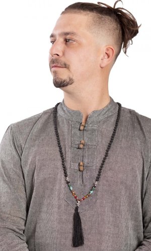 Meditačný náhrdelník MALA čierny II.