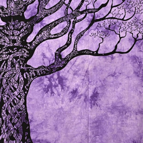 Mandala duża Tree fioletowa