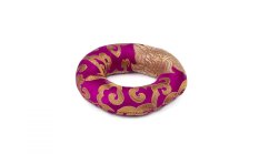 Polštářek pod tibetskou mísu ø 10 cm fuchsiový (vhodný na mísu o průměru 11–13 cm)