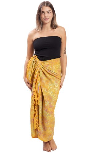 Sarong BALI BATIK žlutý II.