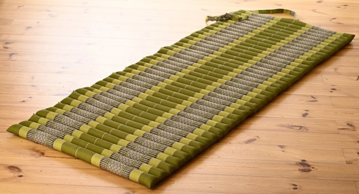 Futon rolowany / szerokość 80 cm / zielony I.