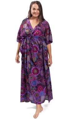 Kaftan AMARA fialový