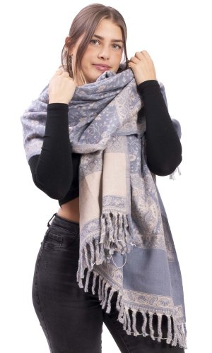 Šála GARAM šedá I.