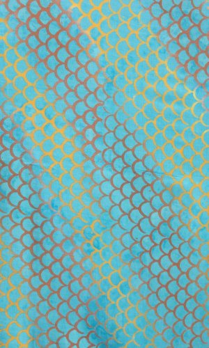 Sarong BALI BATIK niebieski XXI.