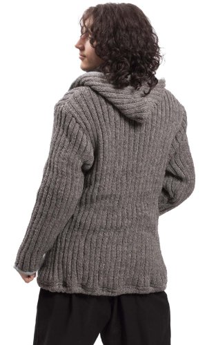 Kurtka dzianinowa PAHARI szara