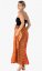 Długa spódnica z sarongiem pomarańczowa - Rozmiar: M