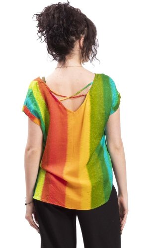 Dámské triko s krátkým rukávem SARITA rainbow
