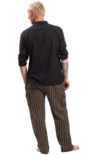 Kalhoty CLASSIC STRIPES zelené II.