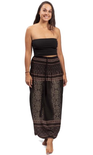 Długa spódnica / suknia THAI STAINED ciemnoszary I.