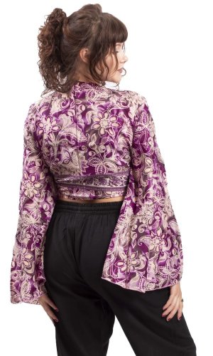 Bolerko GITA s dlouhým rukávem fialové I.