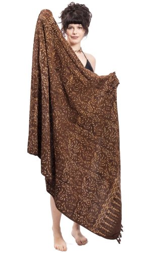 Sarong BALI BATIK hnědý IV.