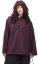 Bluza unisex z kapturem RAHUL ciemny fiolet - Rozmiar: XL