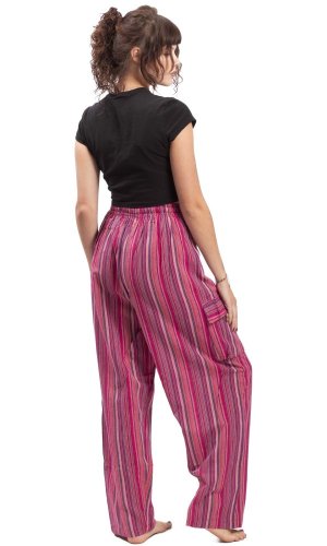 Kalhoty CLASSIC STRIPES růžová I.