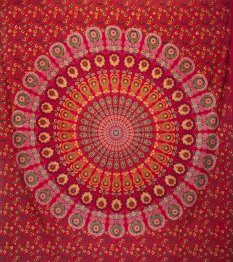Mandala veľká RAGA červená I.