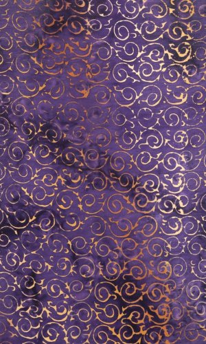Sarong BALI BATIK fialový XI.