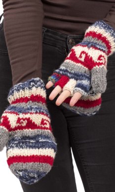 Vlněné převlékací rukavice XXI.