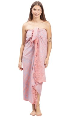 Sarong BALI BATIK růžový X.