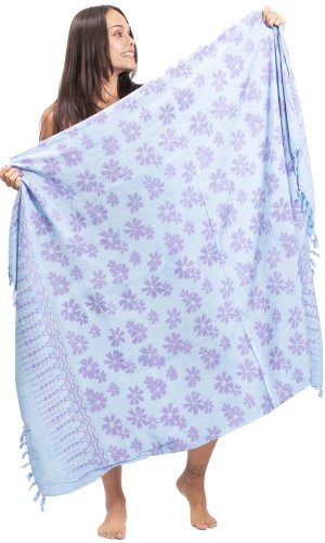 Sarong BALI BATIK niebieski XIII.