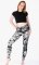 Legginsy THAI BATIK czarno-białe