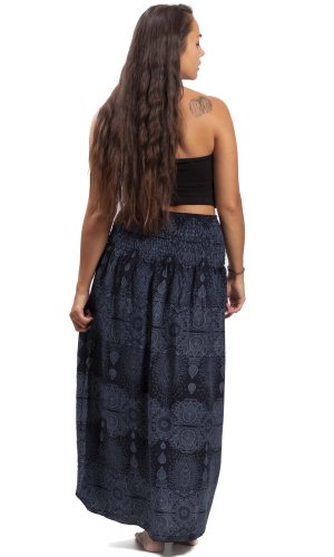 Dlouhá sukně / šaty THAI TAN tmavě modrá I.